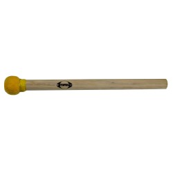 Mailloche de surdo bois 35cm (3°) - Jaune